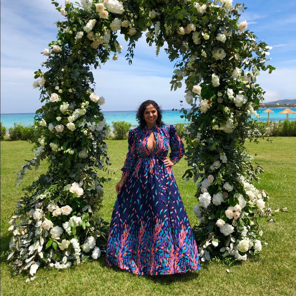 FashionNova Wings Of A Feather Maxi Dress XL